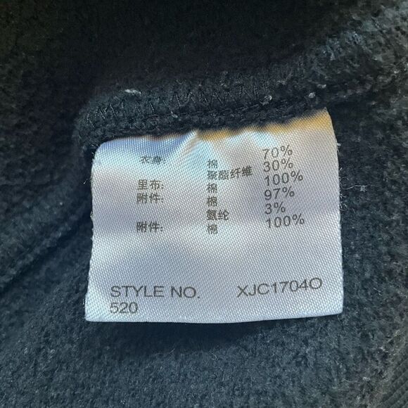 Esprit Womens Plus Size XXL Zip Toggle Button Front Hooded Coat Black Lined - Picture 15 of 16